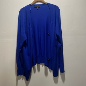 Lane Bryant blue cardigan